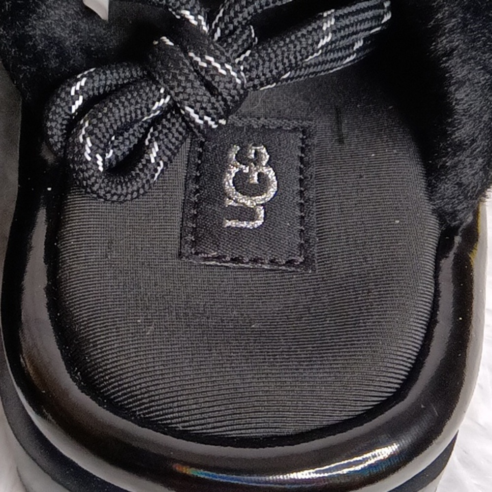 UGG SPACESLIDER HI SHINE SLIDE PLATFORM SLIPPER SHOES NWOT - Picture 10 of 17